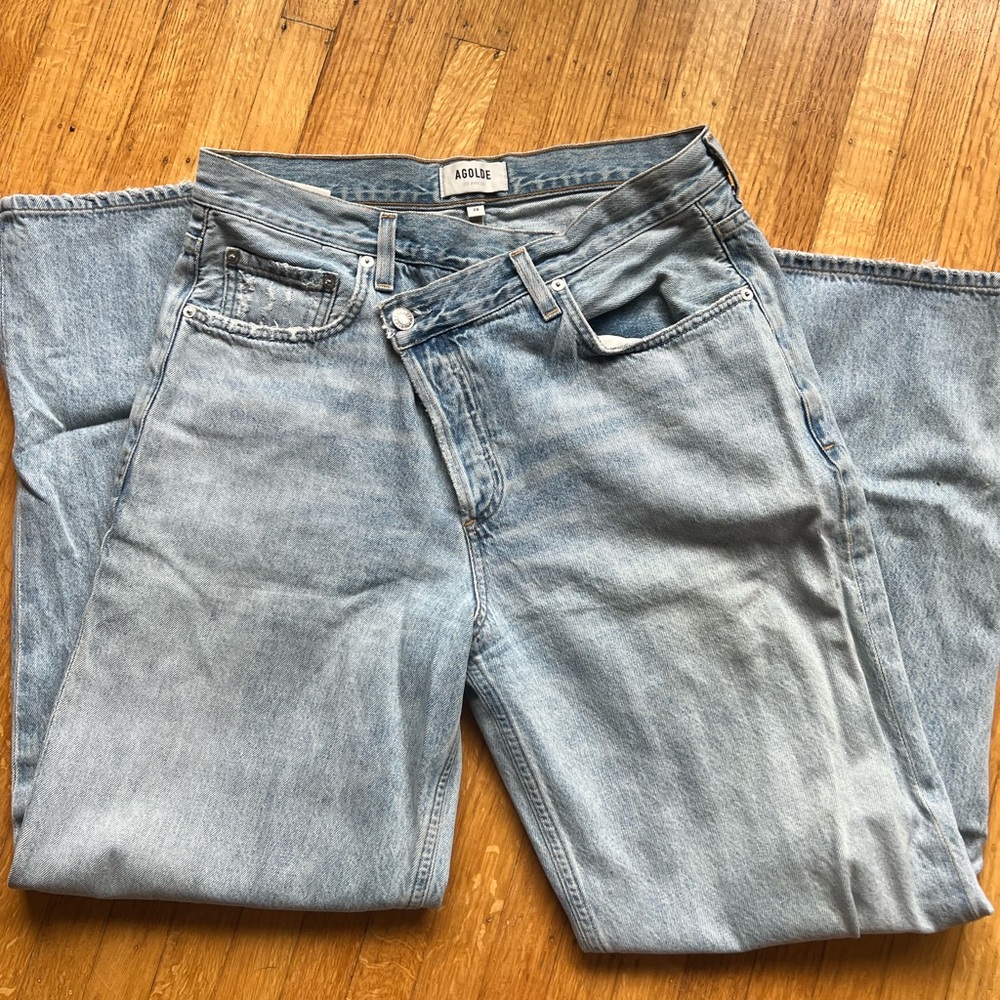 AGolde Criss Cross Jeans